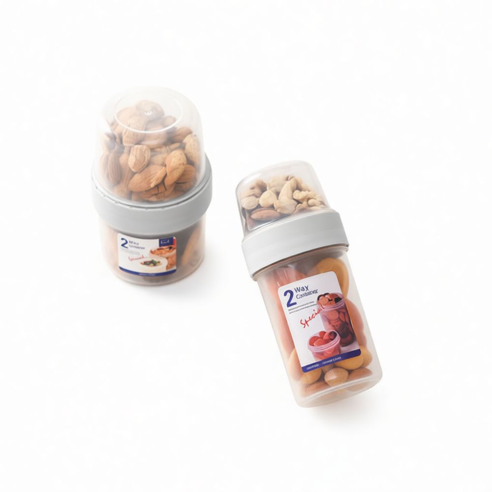 Baby Food Jars With Lids - 휴대용 이중층 식품 보관 용기, 밀폐