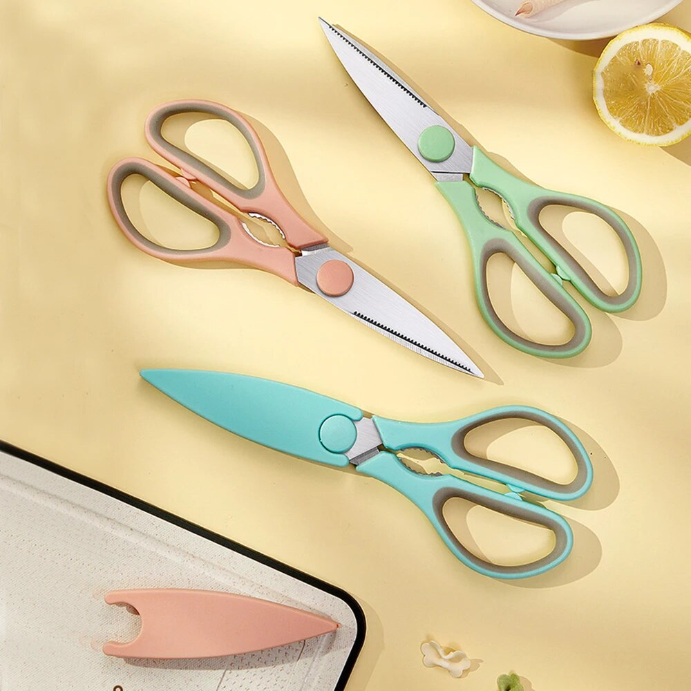 Baby Food Scissors - 스테인레스 스틸 가정용 주방 가위 듀얼