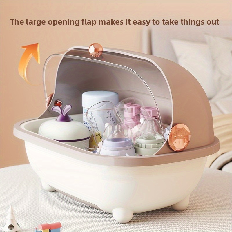 뚜껑이 있는 아기 젖병 보관함, 투명한 조리대 정리함, - Baby Food Jars With Lids 리뷰 및 가격