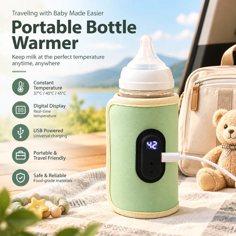 휴대용 USB 유아용 젖병 보온기, 차량용, 야외용,  - Baby Food Warmer 리뷰 및 가격