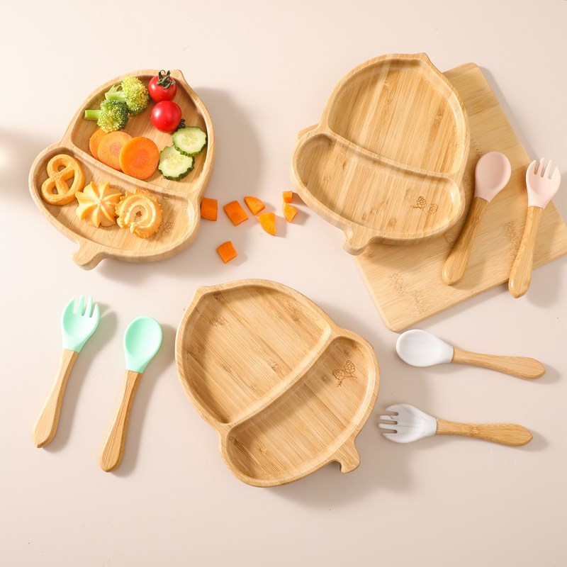 아기 먹이 식기 세트 실리콘 포크 숟가락 BPA 무료  - Baby Food Menu 리뷰 및 가격