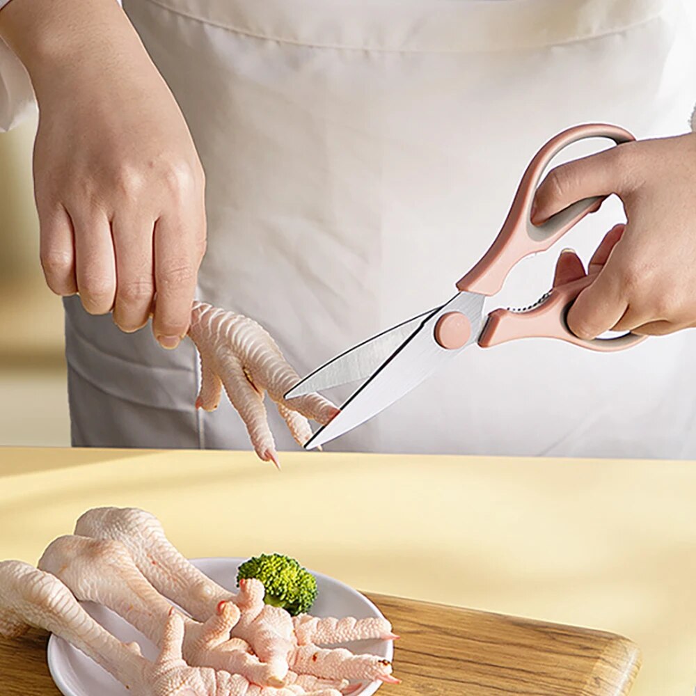 스테인레스 스틸 가정용 주방 가위 듀얼 컬러 플라스틱  - Baby Food Scissors 리뷰 및 가격
