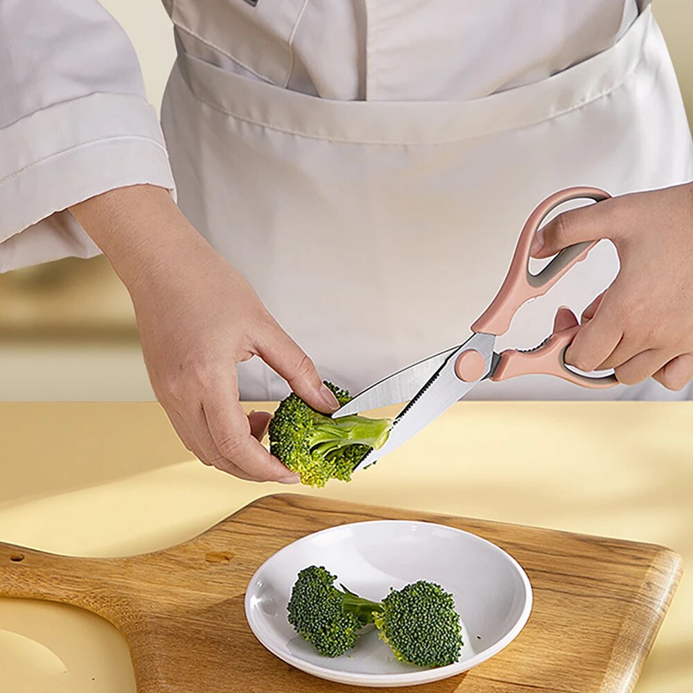스테인레스 스틸 가정용 주방 가위 듀얼 컬러 플라스틱  - Baby Food Scissors 리뷰 및 가격
