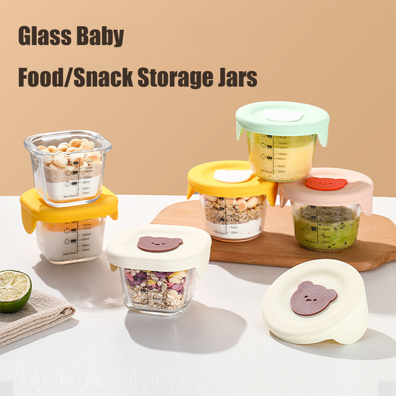 뚜껑이 달린 유리 유아용 식품 보관 항아리, 누수 방지 - Baby Food Jars With Lids 리뷰 및 가격