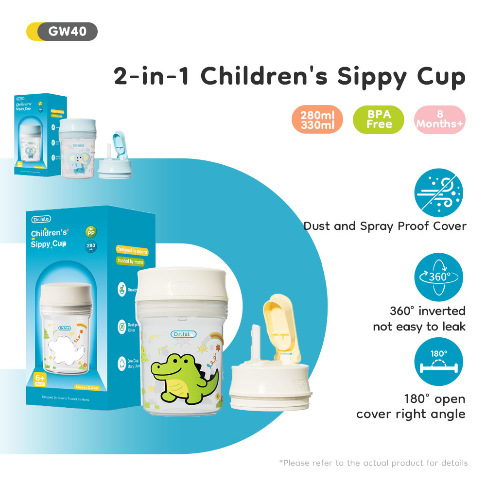 어린이 학습용 컵 2-in-1 아기 물컵 280/330 - Baby Food Jars With Lids 리뷰 및 가격
